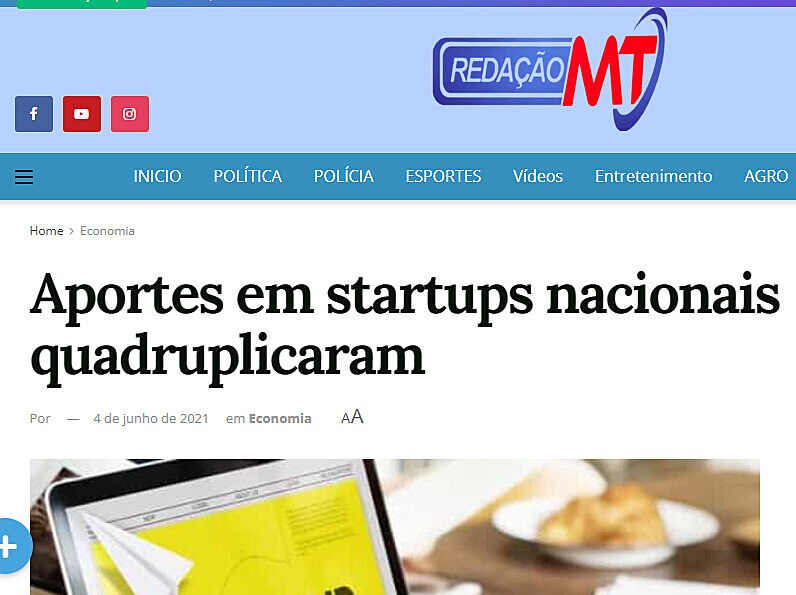 Aportes em startups nacionais quadruplicaram